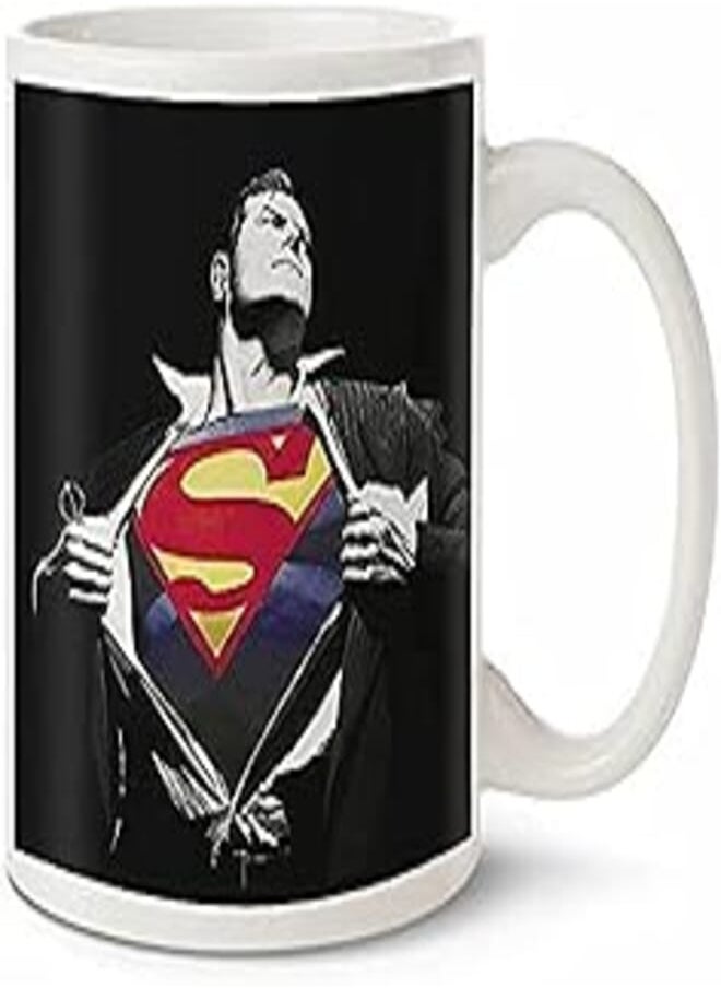 Hazel HAZEL Super Man Mug White-1018 