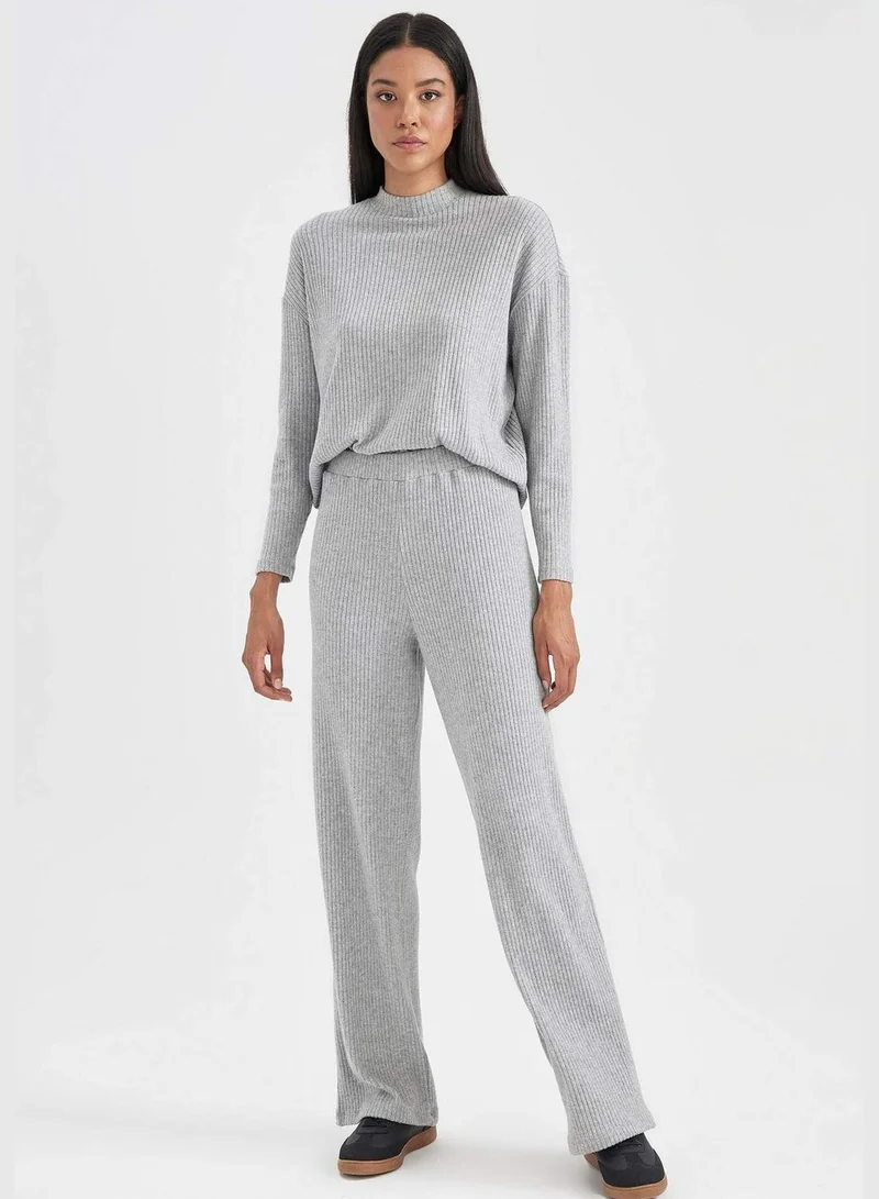 ديفاكتو Woman Crew Neck Long Sleeve Long Sleeve T-Shirt