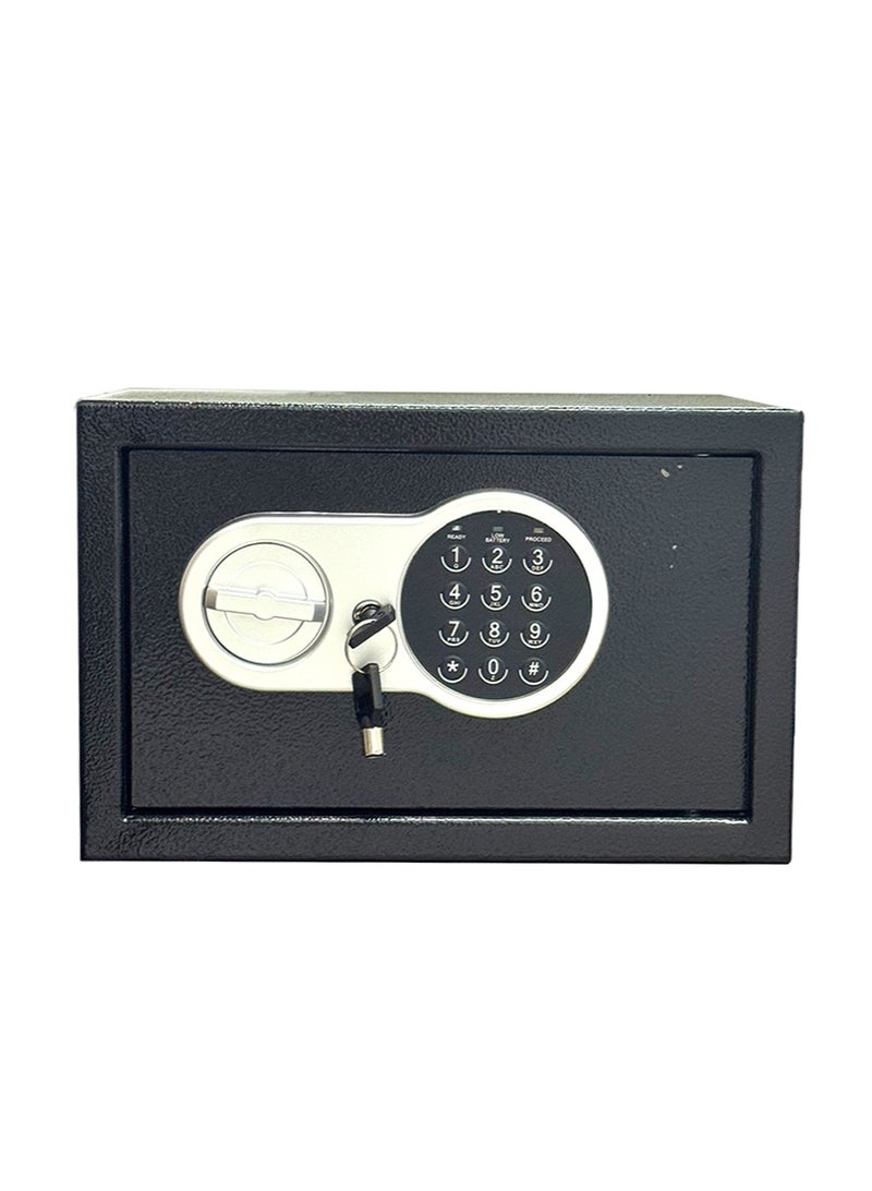 Luxury Fire-Resistant Digital Security Safe With Electronic Number Pad And Lock And Physical  Key 20*31*20 cm - 4.3 Kg - Image 3