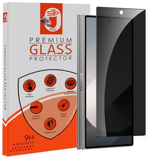STP FEEL® Premium Grade Privacy Tempered Glass Screen Protector Guard Compatible for Samsung Z Fold 7 5G (6.82 Inch, Pack of 1) Full Edge to Edge Coverage Anti-Spy/Anti-Peeping 9H Hardness - Image 1