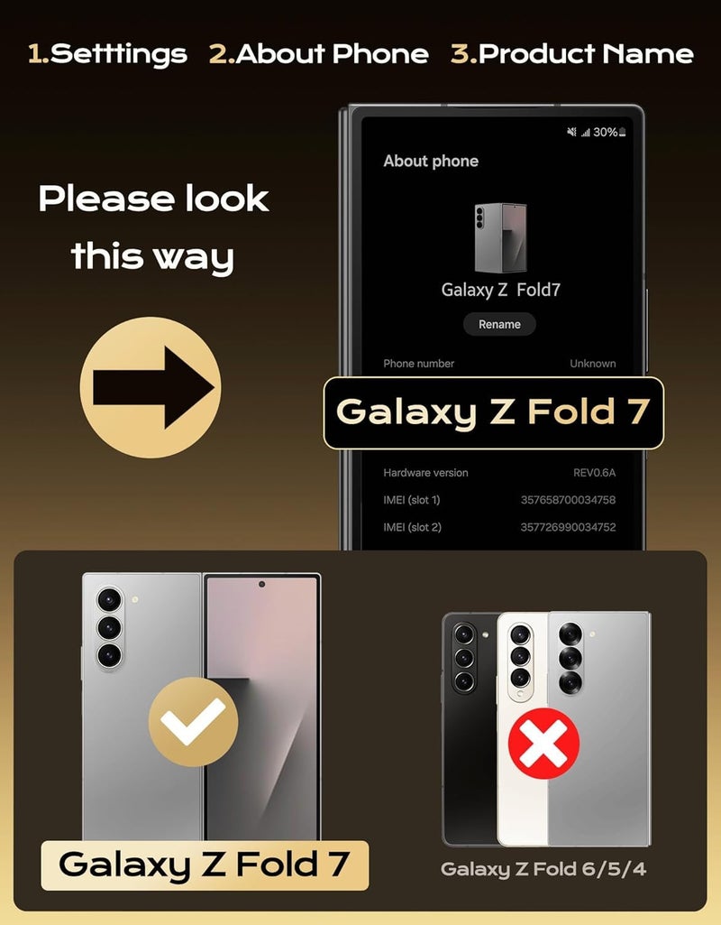 STP FEEL® Premium Grade Privacy Tempered Glass Screen Protector Guard Compatible for Samsung Z Fold 7 5G (6.82 Inch, Pack of 1) Full Edge to Edge Coverage Anti-Spy/Anti-Peeping 9H Hardness - Image 2
