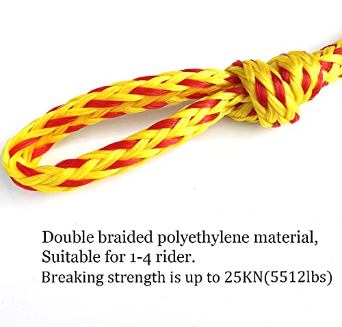 DockMoor Boat Tube Tow Rope Quick Connector,Water Towable Tubes Rope Connector for Tubing,Skiing,Wakeboarding with Seadoo,Jet ski,Waverunner - Image 2