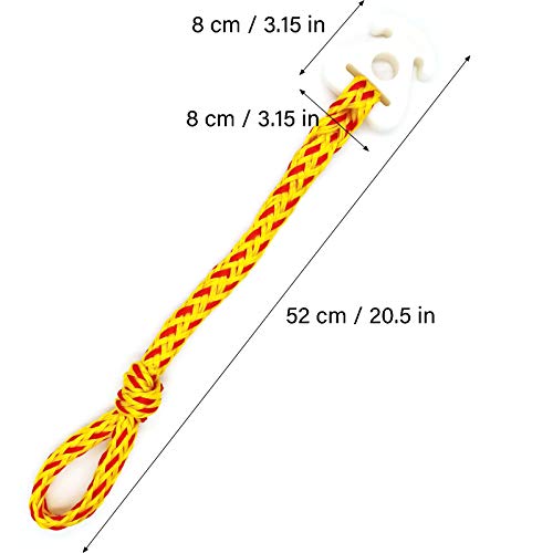 DockMoor Boat Tube Tow Rope Quick Connector,Water Towable Tubes Rope Connector for Tubing,Skiing,Wakeboarding with Seadoo,Jet ski,Waverunner - Image 4