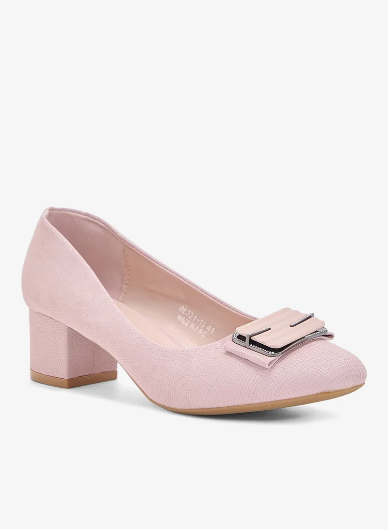 بيتك ستيبس حذاء بكعب منخفض مربع