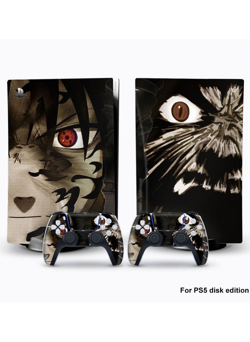 NIBEMINENT Suitable for PS5 Optical Drive Version Game Console Protector Sticker  - Image 1