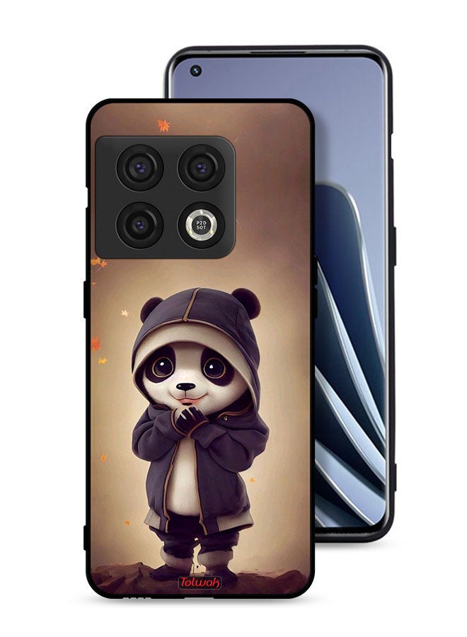 Tolwak OnePlus 10 Pro 5G Protective Case Cover Cute Little Panda - Image 1