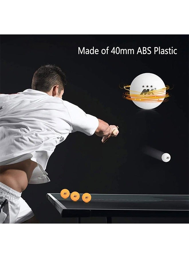 Mstar Ping Pong Paddle Set, 3 Star Performance-Level Portable Table Tennis Set with Retractable Ping Pong Net, 4 Professional Table Tennis Rackets, 6 Balls, Storage Case, for Tournament Play - Image 5