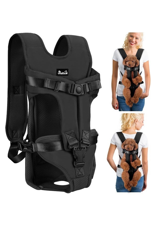 Dog Backpack Carrier, Legs Out EasyFit Dog Front Carrier For Small Medium Dogs, Adjustable Hands Free Dog Chest Carrier For Hiking Cycling (Black,Medium) - pzsku/Z086C24E38D05B8282A55Z/45/_/1726222626/91cefbb3-2f6f-4500-bd3f-eb1f888aa5db