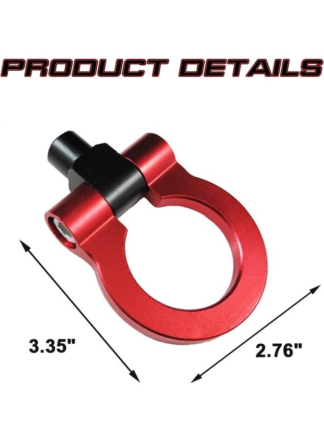 XOTIC TECH x Aluminum Alloy Racing Sport Tow Hook Fit 2016+ Chevrolet Camaro 6 Generation Red - Image 2