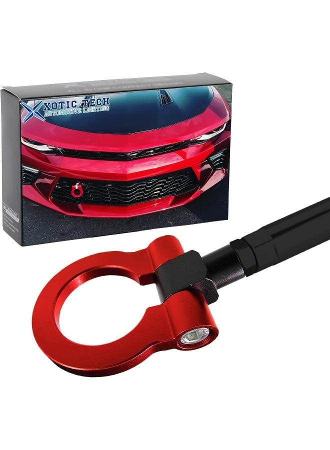 XOTIC TECH x Aluminum Alloy Racing Sport Tow Hook Fit 2016+ Chevrolet Camaro 6 Generation Red - Image 1