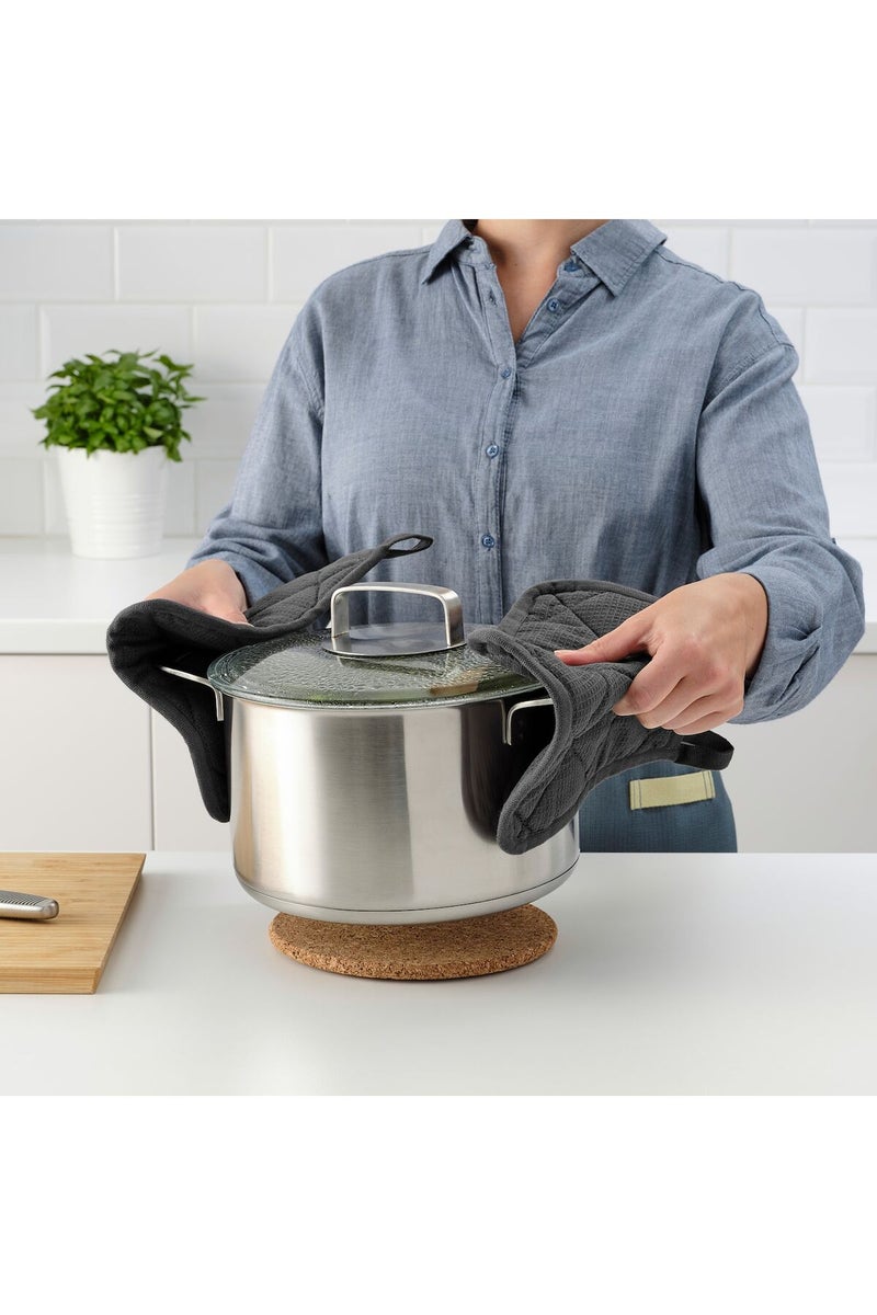 RINNIG حامل وعاء رينيغ، رمادي، 21 × 21 سم - Image 2