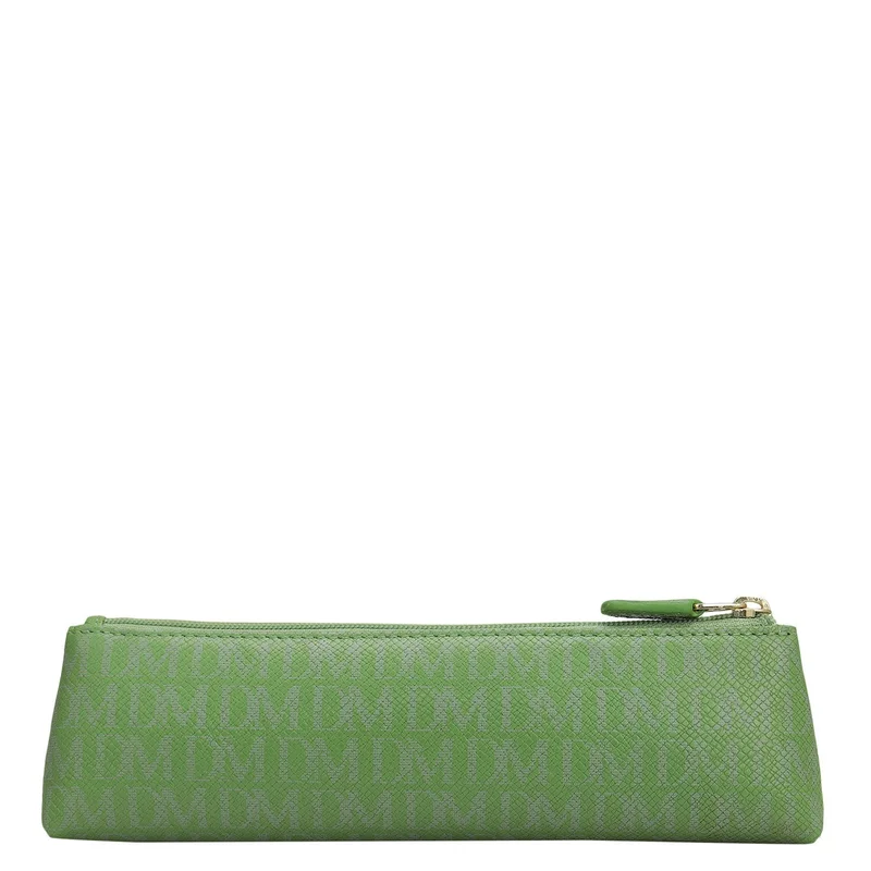 Da Milano Kiwi Monogram Leather Multi Pouch - Kiwi  | Best Price UAE