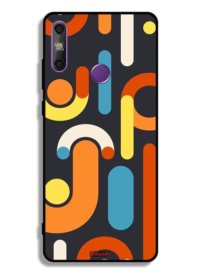 Tolwak Huawei Enjoy 20e Protective Case Cover Pattern - Image 2