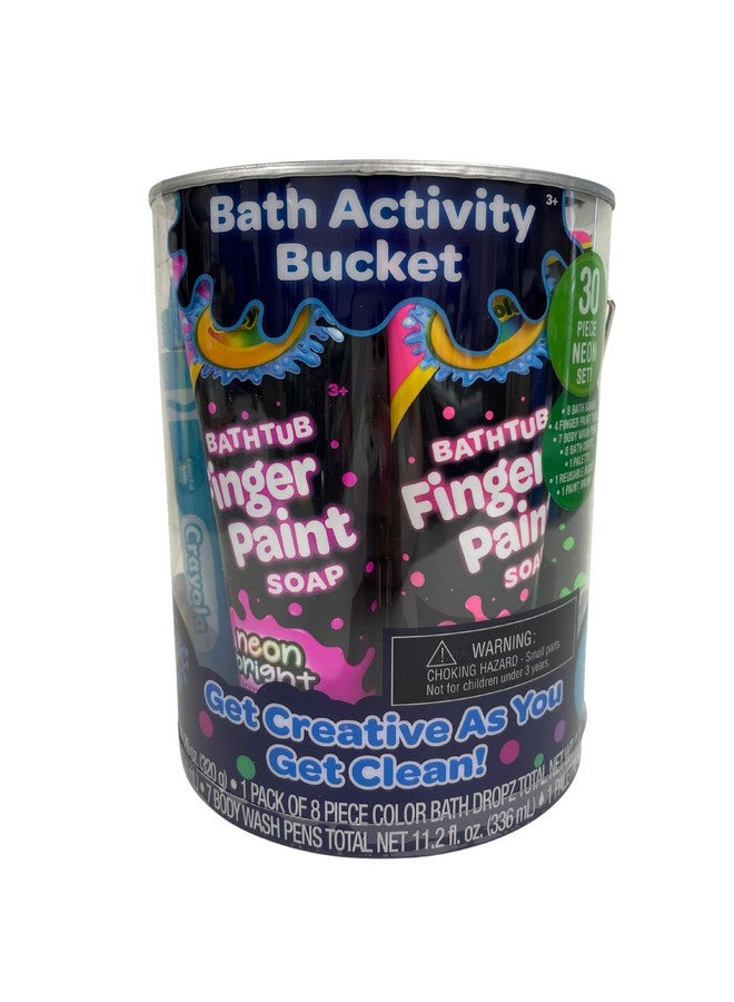 Crayola Bath Activity Bucket, 30 Piece Neon Set - Image 5