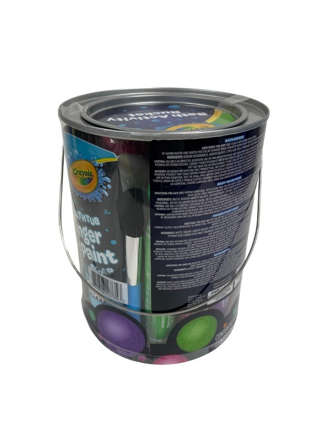 Crayola Bath Activity Bucket, 30 Piece Neon Set - Image 4