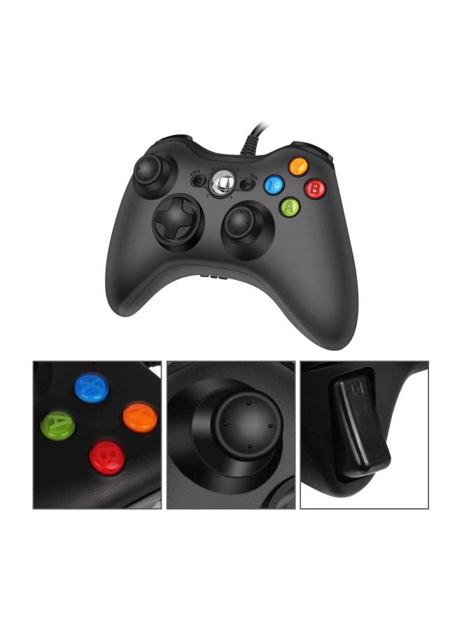 ذراع تحكم سلكي لجهاز مايكروسوفت إكس بوكس 360/ أجهزة الكمبيوتر بنظام تشغيل (ويندوز 10/ 8.1/ 8/ 7) - Image 2