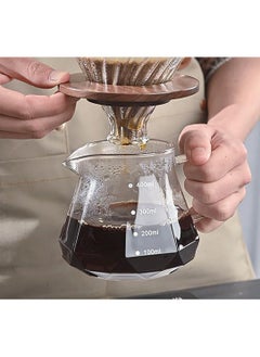 ADAK Diamond Design Glass Coffee Server, 600ml (20oz) Pour Over Coffee Pot with Lid for Drip Coffee Makers, V60 Glass Coffee Server, Coffee Dripper - pzsku/Z086C9D4DE63EF2A99CF9Z/45/_/1739110592/aa33d021-2b28-4399-beec-4f086e4a60e9