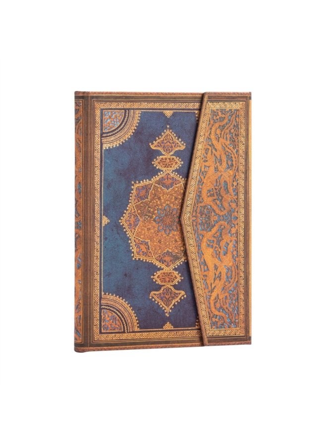 Safavid Indigo Safavid Binding Art Midi Unlined Hardcover Journal - Hardback