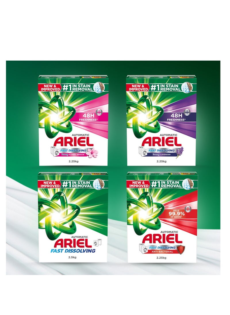 Ariel Fast Dissolving Laundry Detergent Powder With Floral Breeze 7kg  - Image 5