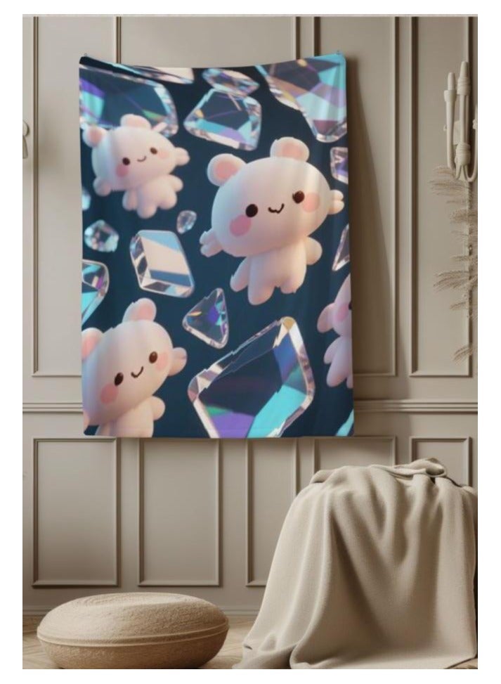 general Flannel thin blanket (warm and comfortable, suitable for sleep, gaming, dust removal and sandproof) 150cm*200cm - 575 - Image 4