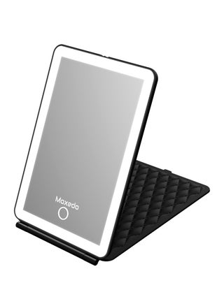 Moxedo Portable Vanity Make-Up Mirror Compact Ultra Slim Tabletop Folding Cosmetic Touch Screen Mirror with 3 Lighting Modes and Steeples Dimming - pzsku/Z086CC611046487DEE77EZ/45/_/1698668640/fd71a34b-70e3-4818-95b1-f0a512f37c48