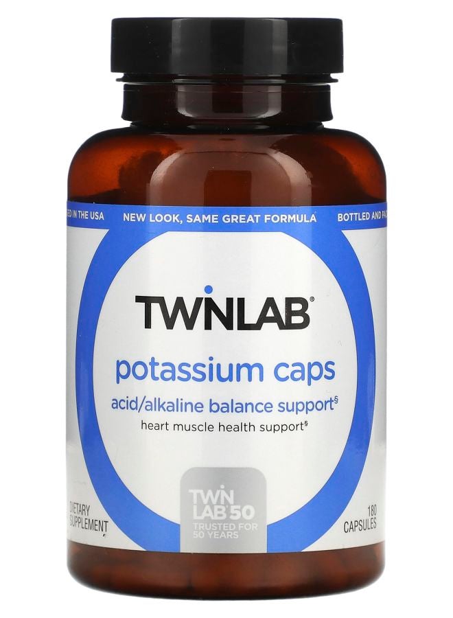 Twinlab Potassium Caps 180 Capsules