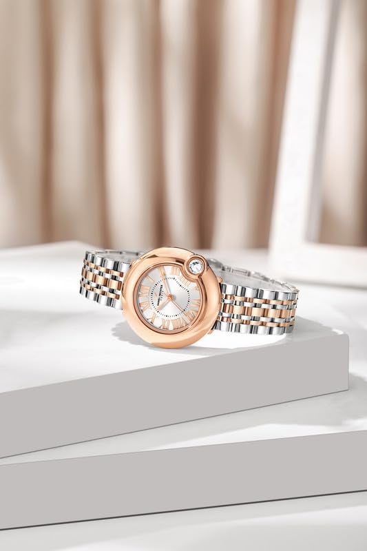 Daniel Hechter Paris Saint-Germain Collection Unique Watch for Women with Roman Indices and Stainless Steel Strap-DHW2005 - Image 4