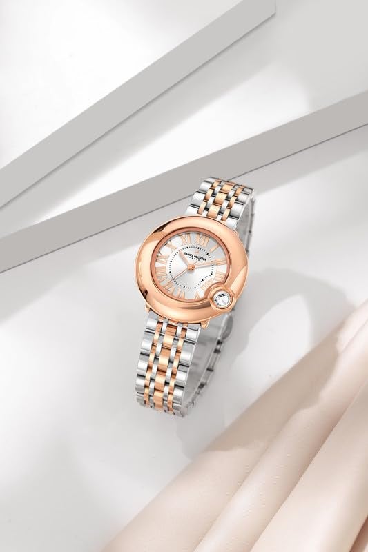 Daniel Hechter Paris Saint-Germain Collection Unique Watch for Women with Roman Indices and Stainless Steel Strap-DHW2005 - Image 5