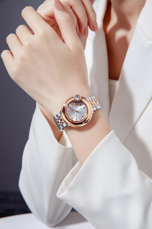 Daniel Hechter Paris Saint-Germain Collection Unique Watch for Women with Roman Indices and Stainless Steel Strap-DHW2005 - Image 2