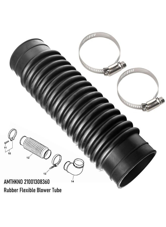 AMTHKNO 21001308360 Rubber Flexible Blower Tube Compatible with Echo Pb-600 Pb-460Ln Pb-46Ln Pb-4600 Lbb-4200 Pb-46Ht Pb-60Ht Backpack Blower, Replce 21001308260, 210013-08360 - Image 3