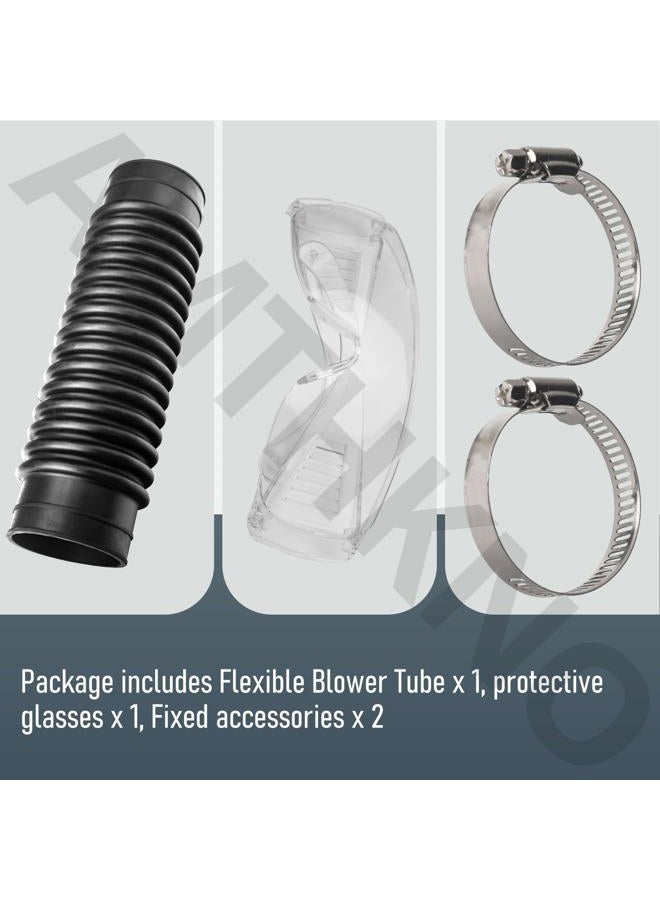 AMTHKNO 21001308360 Rubber Flexible Blower Tube Compatible with Echo Pb-600 Pb-460Ln Pb-46Ln Pb-4600 Lbb-4200 Pb-46Ht Pb-60Ht Backpack Blower, Replce 21001308260, 210013-08360 - Image 5