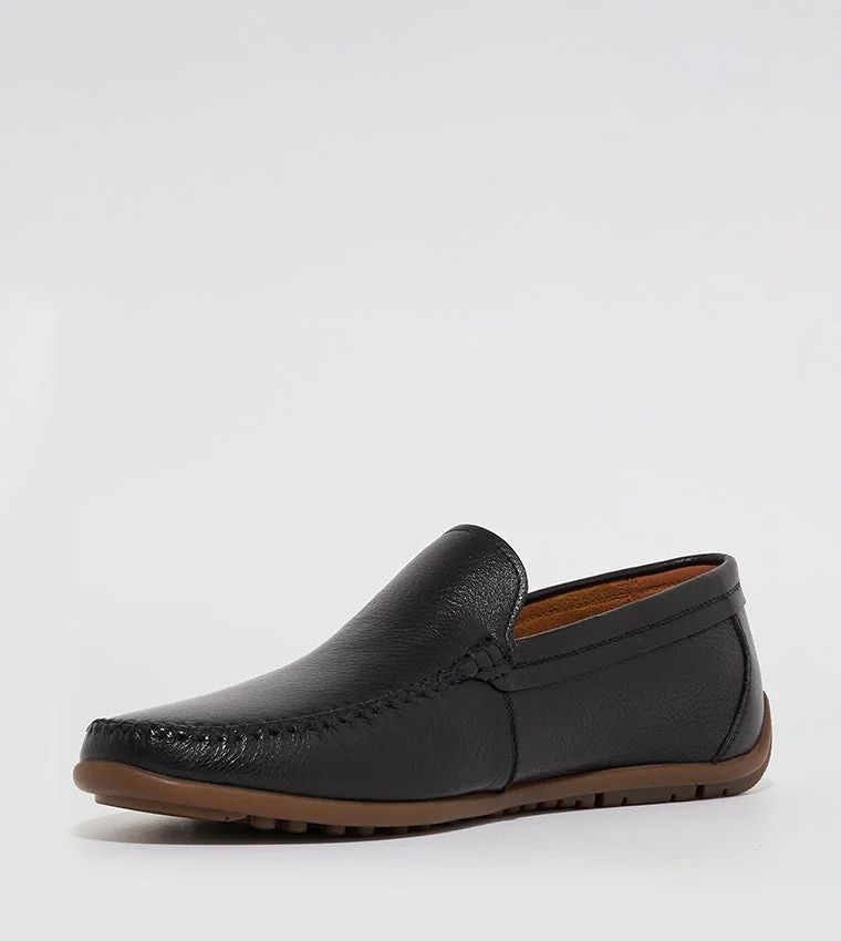 Hush Puppies Hush Puppies Men's Black Moccasins/Loafer