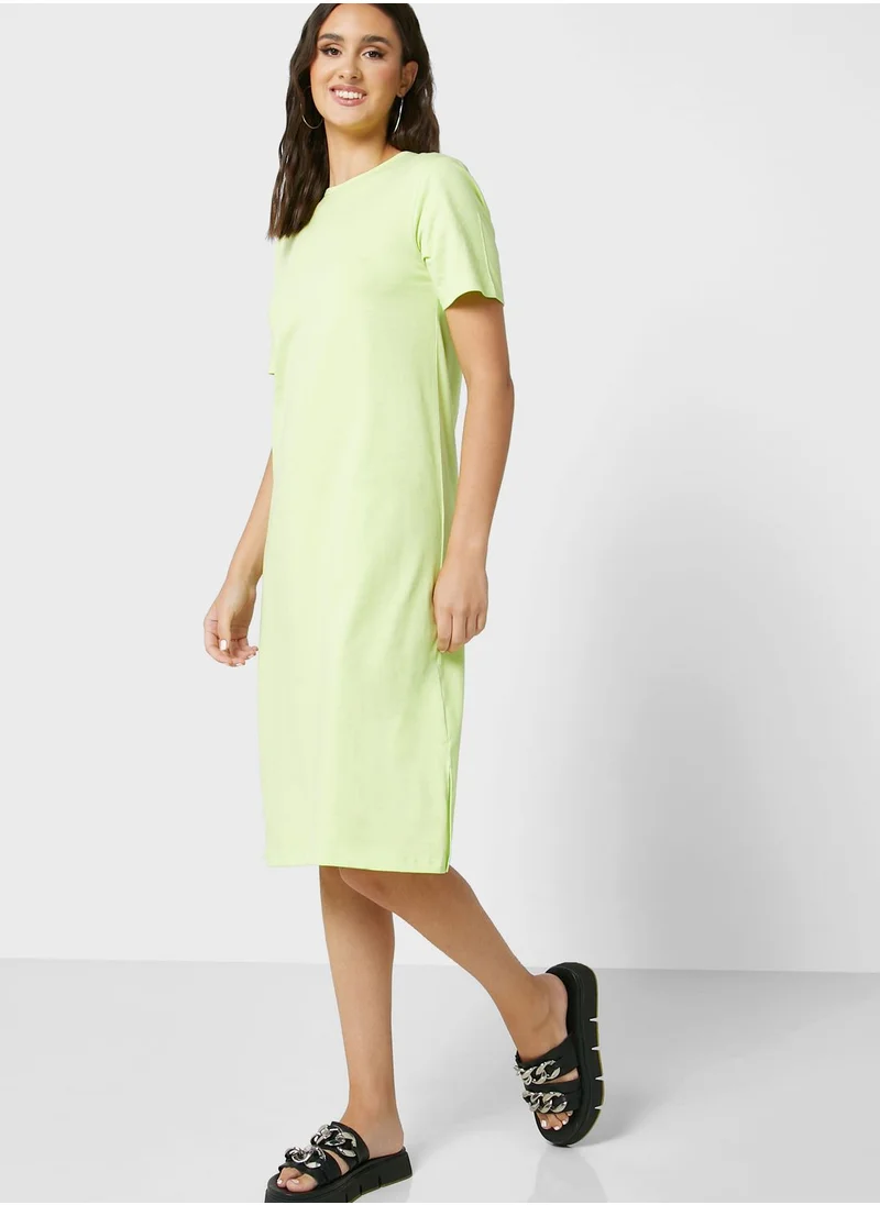 Ginger Basics Crew Neck T-shirt Dress
