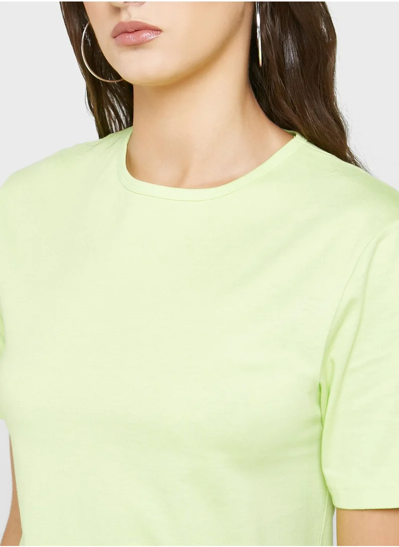 Ginger Basics Crew Neck T-shirt Dress