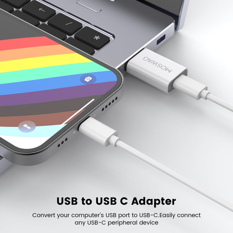 MOSWAG محول MOSWAG USB-C أنثوي إلى USB-A ذكري - Image 3