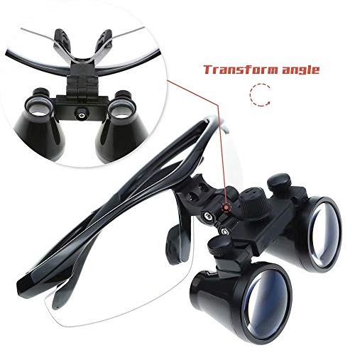 VKWE 3.5X 420 Binocular Loupes Magnifier Glasses Blue + LED Head Light - Image 5
