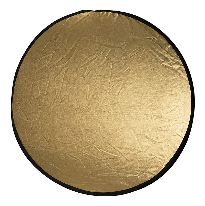 Fotodiox 22in 5-in-1 Collapsible Reflector Panel with Bag for Photography and Video - Black, Gold, Silver, Translucent, and White Panel - Image 5