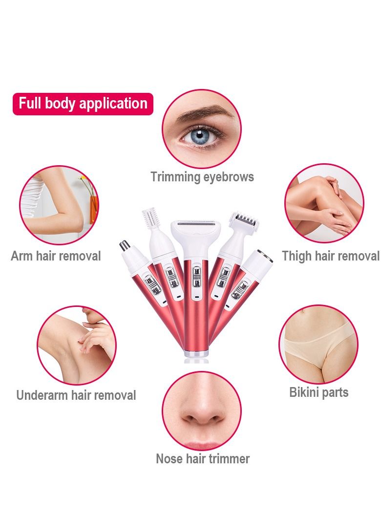 5 in 1 Women's Hair/Body Hair Trimmer - Image 4