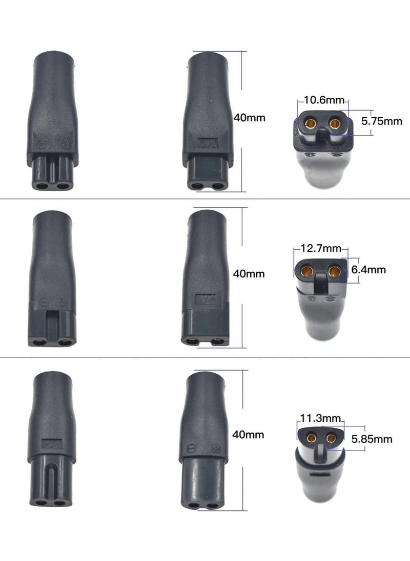 Youque - 7 in 1 Power Cord 5V Replacement Charger USB adapter Suitable for Hair Clippers, Beard trimmers, Shavers, Beauty Instruments - Image 1