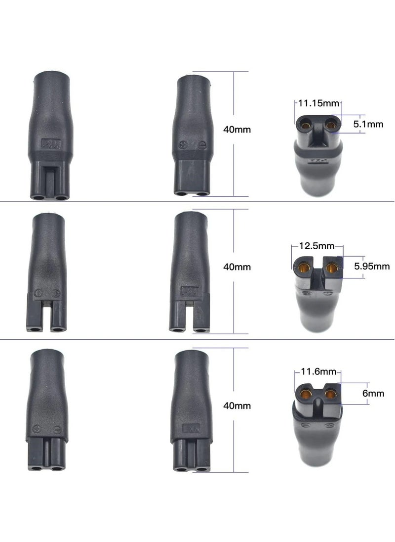 Youque - 7 in 1 Power Cord 5V Replacement Charger USB adapter Suitable for Hair Clippers, Beard trimmers, Shavers, Beauty Instruments - Image 1