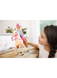 Barbie دميه باربي والحصان  - Image 3