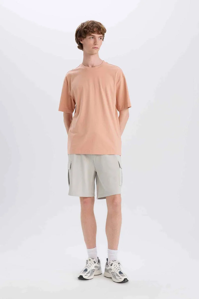 DeFacto Regular Fit Tied Waist Cargo Shorts
