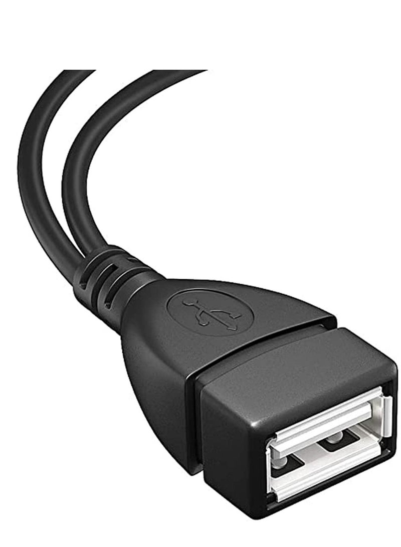 KASTWAVE USB OTG Adapter, Power Cord USB Type A Female to Micro USB Male and Female Also Compatible with Android Windows Phone and Tablet - 2 Pack - Image 5
