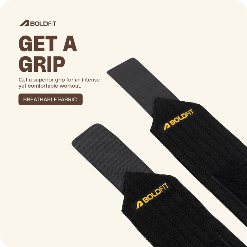 BOLDFIT Wrist Band for Gym Workout Wrist Support for Gym Straps for Men Hand Band Strap for Man Accessories for Men Workout Wrists Supporter wrap for Man Workouts Accessories for Women Hand Wraps - Image 5