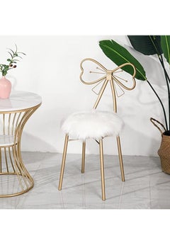 Generic FFD Gold Makeup Chair Stool Dressing Table Chair Butterfly Chair Dressing Table Stools Makeup Vanity Stool Makeup Chair  - Image 4