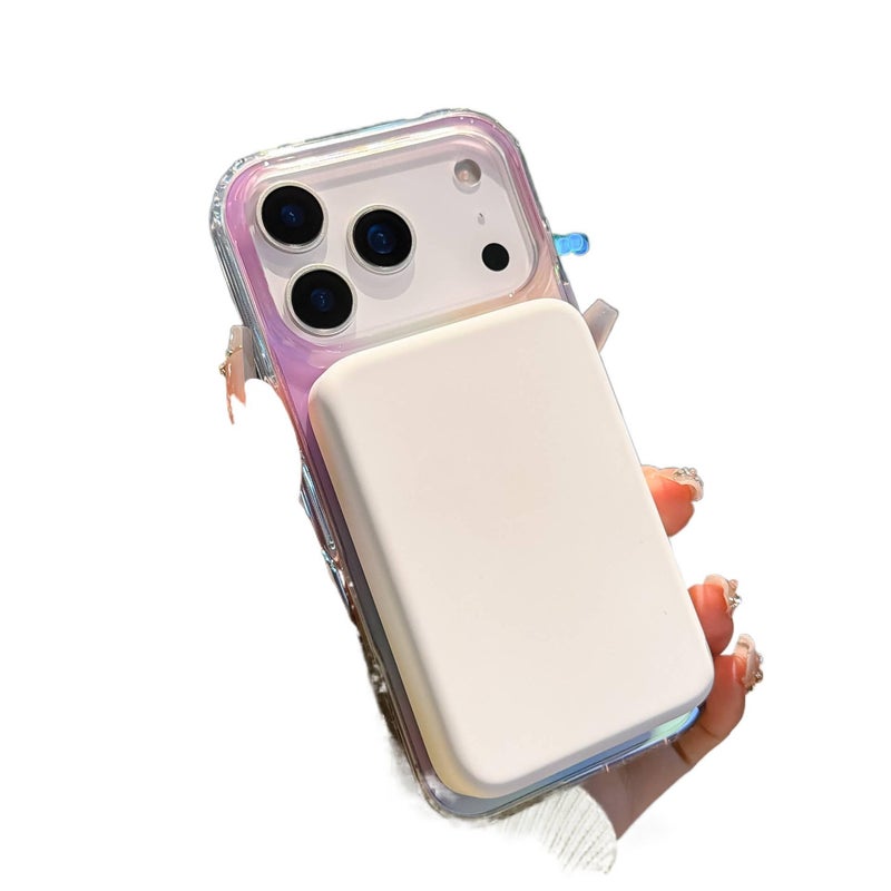 MagSafe iPhone 17 TPU Case Protective for 17 Air 17 Pro 17 Pro Max with Geometric Pattern and Anti Slip Grip in Green Grape Bubbles Colour - Image 3