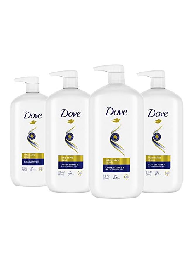 Dove Hair Nutritive Solutions Repairing Conditioner With Pump For Damaged Hair Intensive Repair Deep Conditioner With Keratin Actives 31 Oz Pack Of 4 - Image 1