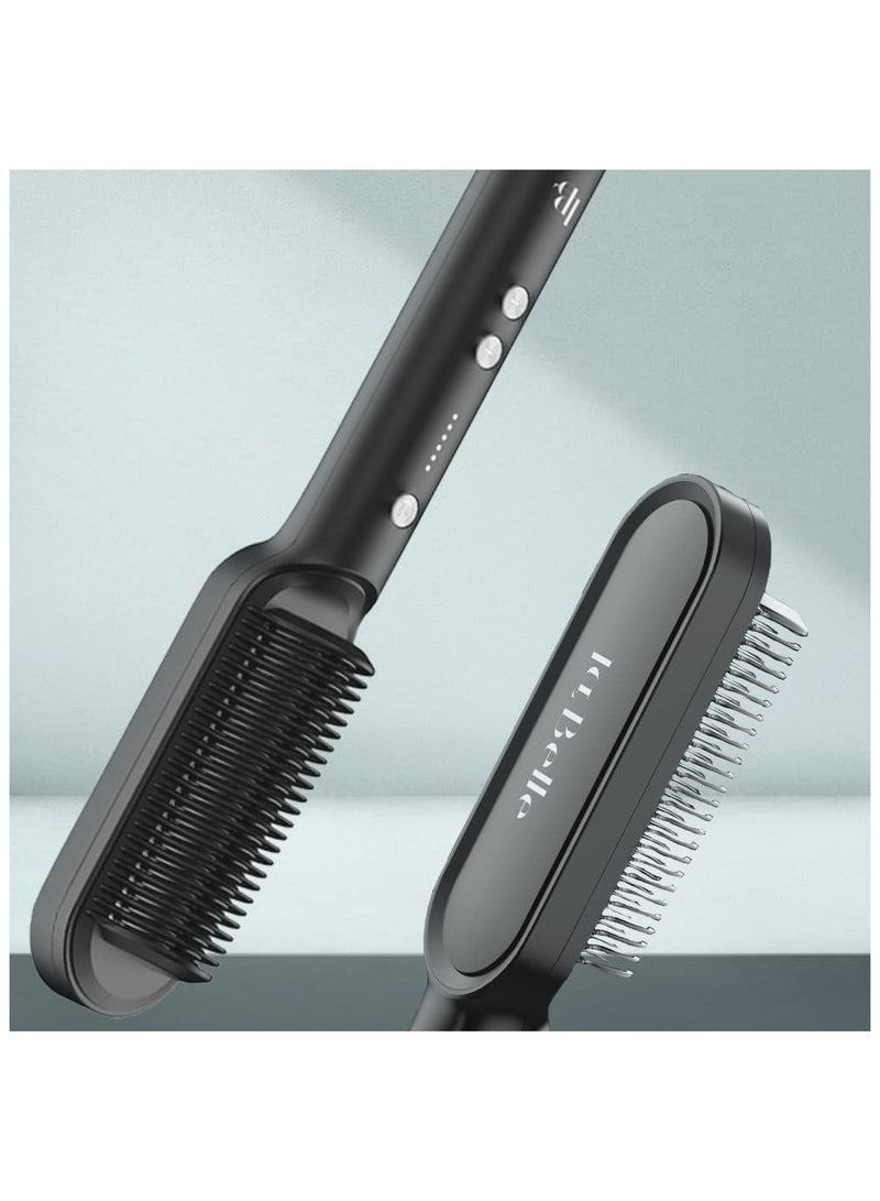 la belle Hair Straightening Pro Brush Black - Image 1