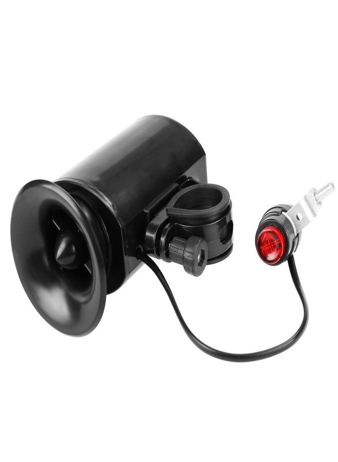 Inditradition Bicycle Siren Horn Bell 6 in 1 Alarm Sounds | 140 DB Sound, Waterproof, with Mounting Bracket (Black) - Image 4