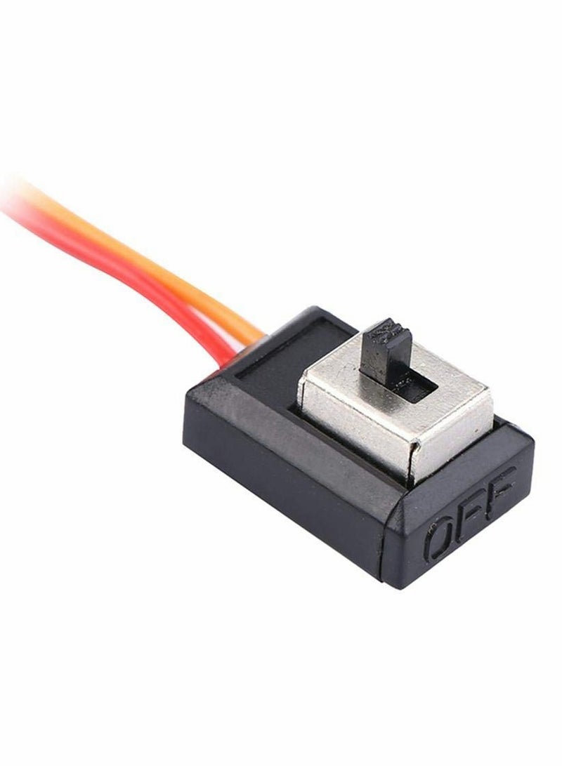 Excefore RC Car 160A Brushed ESC Electric Speed Controller, 3S 160A Waterproof ESC 5V 1A BEC for 1/12 RC Car Replacement Accessories RC Truck, Buggy, Short Course Truck, Rock Crawler and Tank - Image 5